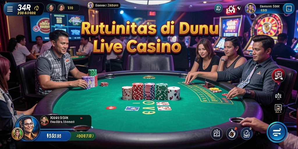 Gameplay Live Casino yang mendebarkan dan interaktif.