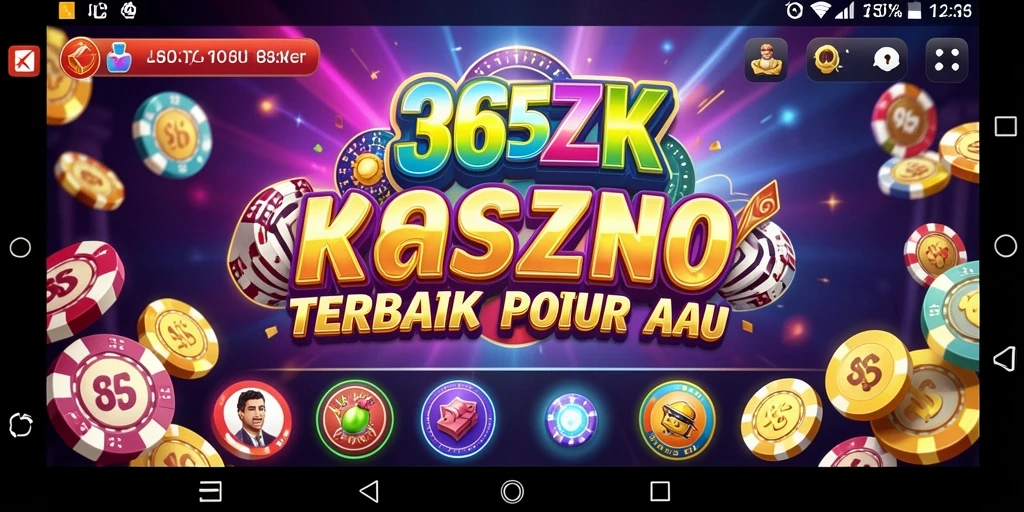 Tampilan gameplay seru dalam aplikasi Kasino 365ZK.