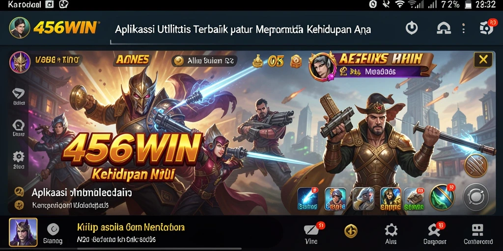 Tampilan antarmuka pengguna 456WIN yang elegan dan fungsional.