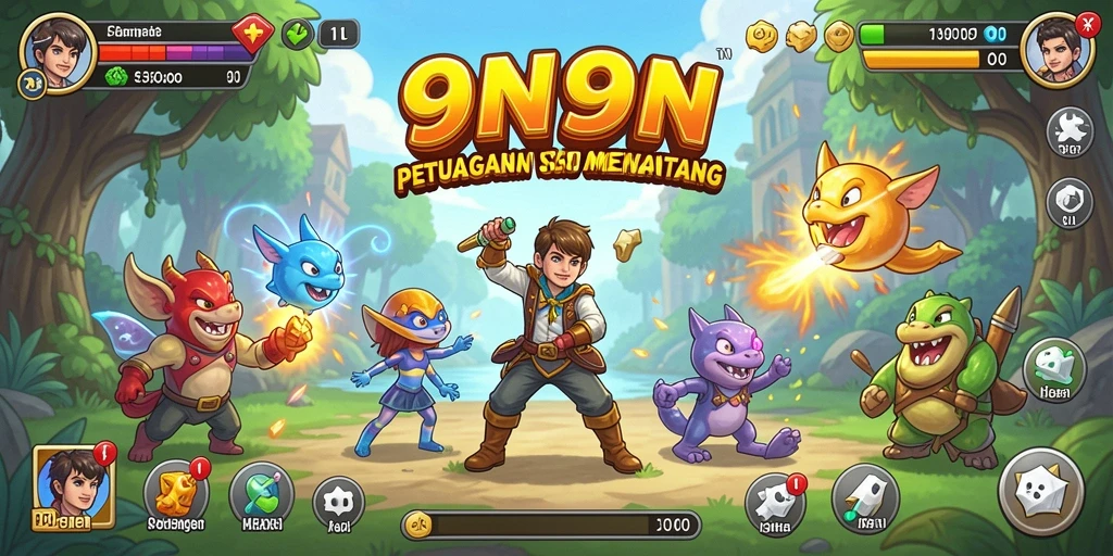 Screenshot utama menunjukkan gameplay Arcade yang menarik dan menantang.