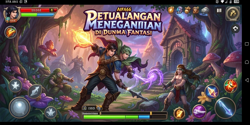 Screenshot gameplay AIFA66 yang menunjukkan petualangan seru.