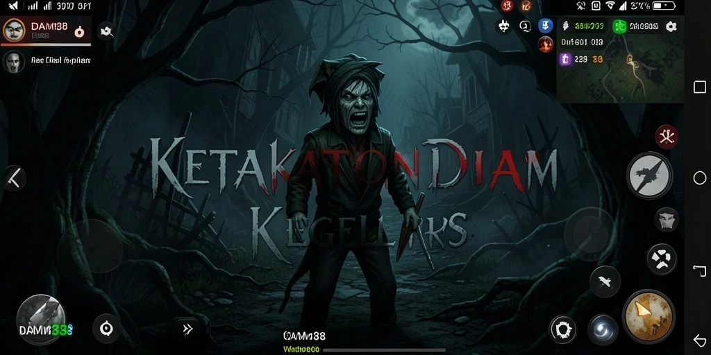 Gameplay menyeramkan dalam suasana gelap dan mendebarkan.