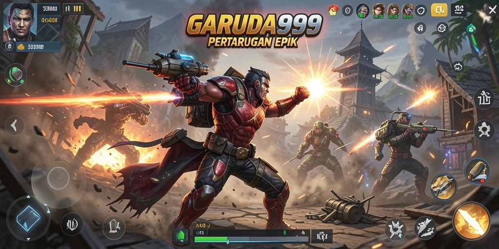 Tampilan aksi mendebarkan dalam GARUDA999 yang penuh tantangan.