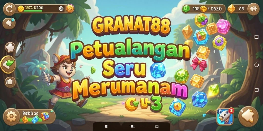 Tangkapan layar gameplay GRANAT88 yang menampilkan momen seru mencocokkan objek.