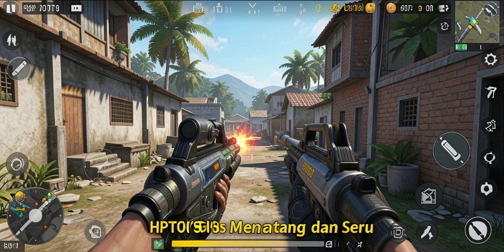 Tangkapan layar menampilkan aksi seru dalam game TPS HPTOTO.
