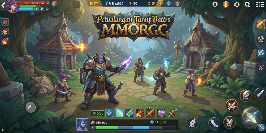 Gameplay seru INS55 dengan petualangan menakjubkan di dunia MMORPG.