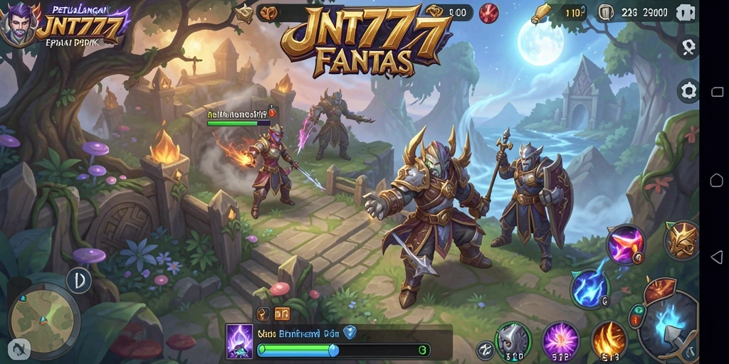 Tampilan menarik dari gameplay JNT777 yang mendebarkan.