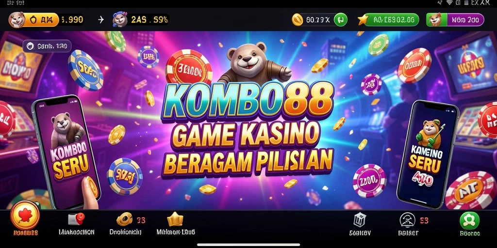 Tampilan gameplay Kasino yang seru dan dinamis dari KOMBO88.