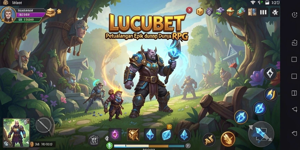 Screenshot menampilkan karakter utama dalam pertempuran RPG yang mendebarkan.
