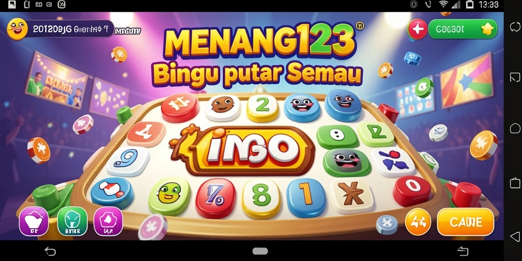 Tangkapan layar gameplay seru di MENANG123 saat bermain Bingo.