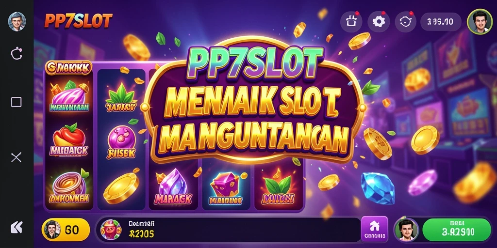 Screenshot gameplay PP7SLOT menampilkan momen mendebarkan saat putaran slot berlangsung.