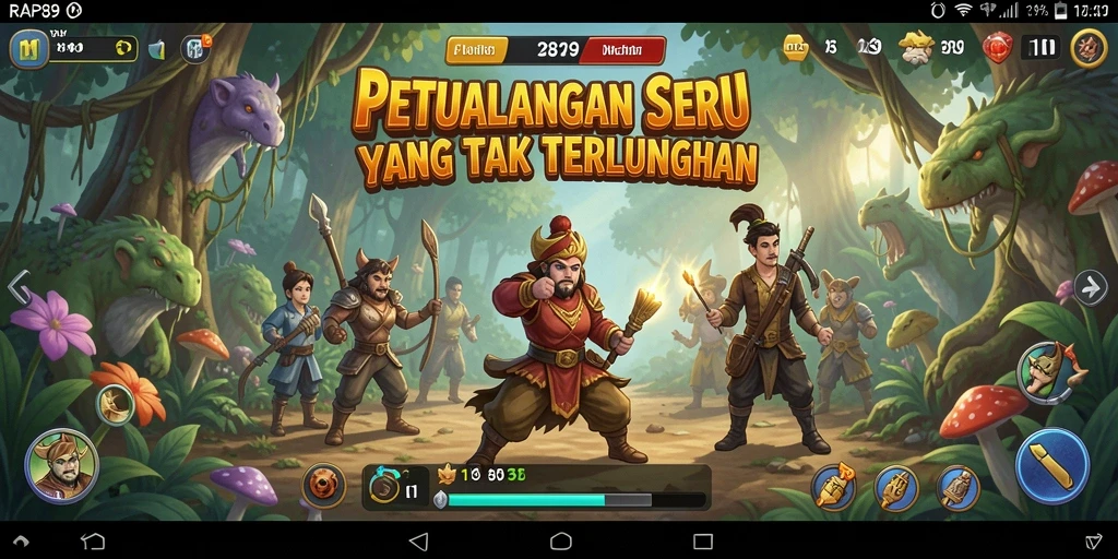 Tangkapan layar gameplay yang mendebarkan dari <strong>RAP89</strong> menunjukkan aksi petualangan.