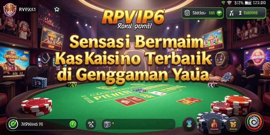 Tampilan gameplay RPVIP6 yang menarik dengan berbagai pilihan permainan kasino.