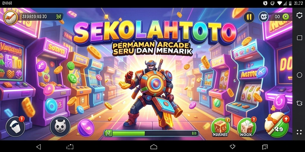 Tampilan gameplay SERU SEKOLAHTOTO dengan tantangan mendebarkan.