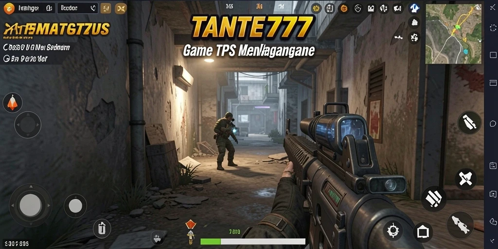 Tampilan seru dari gameplay TANTE777 yang intens dan mendebarkan.